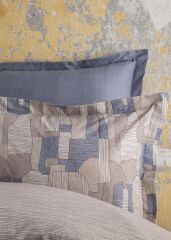 MY TOUCH ODEL İNDİGO ÇİFT KİŞİLİK KADİFE NEVRESİM TAKIMI/COMPLETE SET