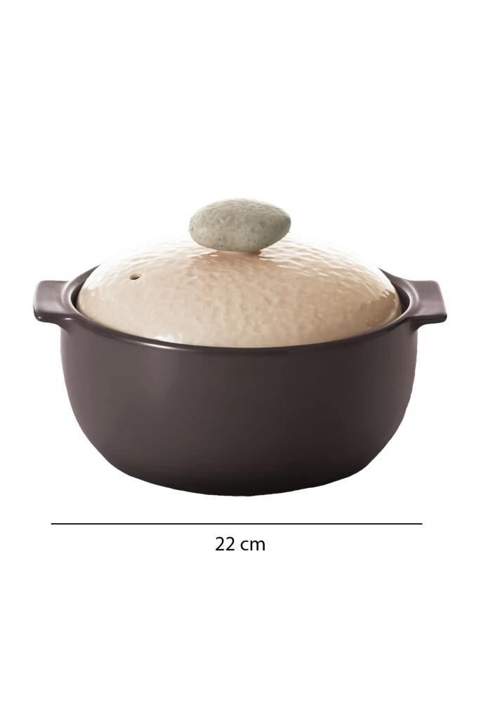 KIZZEL SERAMİK TENCERE SERAMİK KAPAK 3L 22CM