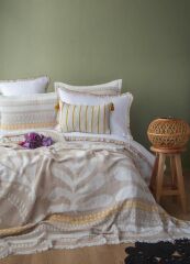 ZEST BEJ ÇİFT KİŞİLİK NEVRESİM&YATAK ÖRTÜSÜ SET