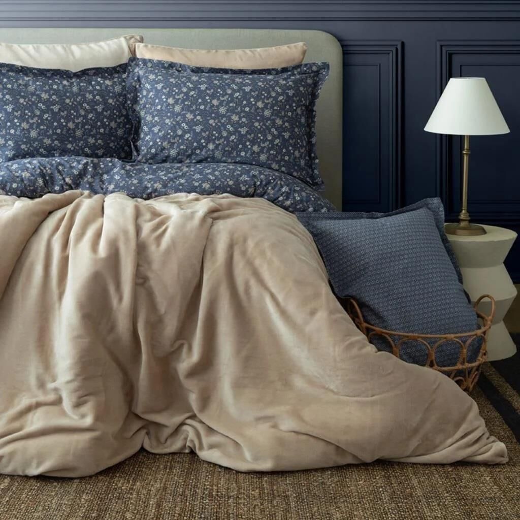 MY TOUCH VICTORIA BEJ ÇİFT KİŞİLİK KADİFE NEVRESİM TAKIMI