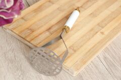 BEYAZ ALTIN METAL PATATES EZİCİ 25CM