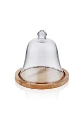 MADERA AKASYA KEK SAKLAMA FANUSU 20X21X21CM