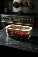 MAXWELL BOROSİLİKAT CAM SAKLAMA KABI 560ML