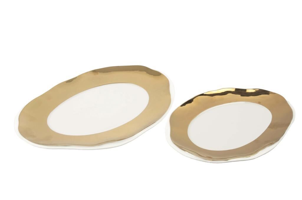 SHINY GOLD 2'Lİ OVAL TABAK