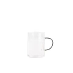 GRİ KULPLU CAM BARDAK 260ML