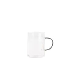GRİ KULPLU CAM BARDAK 260ML