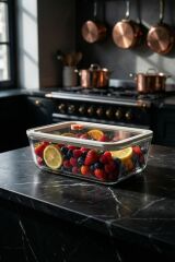 MAXWELL BOROSİLİKAT CAM SAKLAMA KABI 2600ML