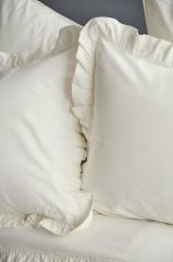 FRILL VANİLYA %100 PAMUK YIKAMA ÇİFT KİŞİLİK NEVRESİM TAKIMI