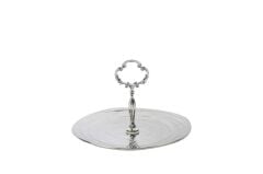 SHINY GÜMÜŞ SUNUM TABAK 21X13CM