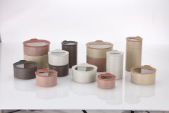 FIKA ONE SERAMİK SAKLAMA KABI GRİ 600ML