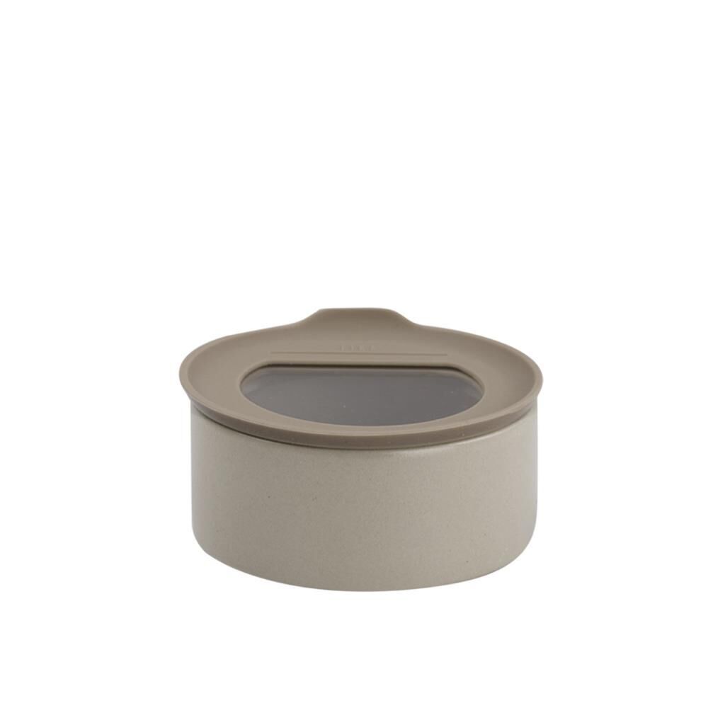 FIKA ONE SERAMİK SAKLAMA KABI GRİ 600ML