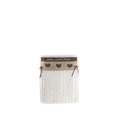 RATTAN BEYAZ ÇAMAŞIR SEPETİ 48CM