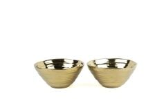 SHINY GOLD 2'Lİ KASE 9X14CM