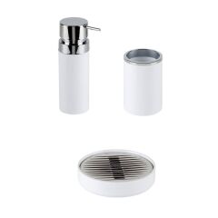 LENOX 3'LÜ BANYO SETİ BEYAZ