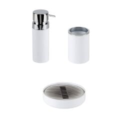 LENOX 3'LÜ BANYO SETİ BEYAZ