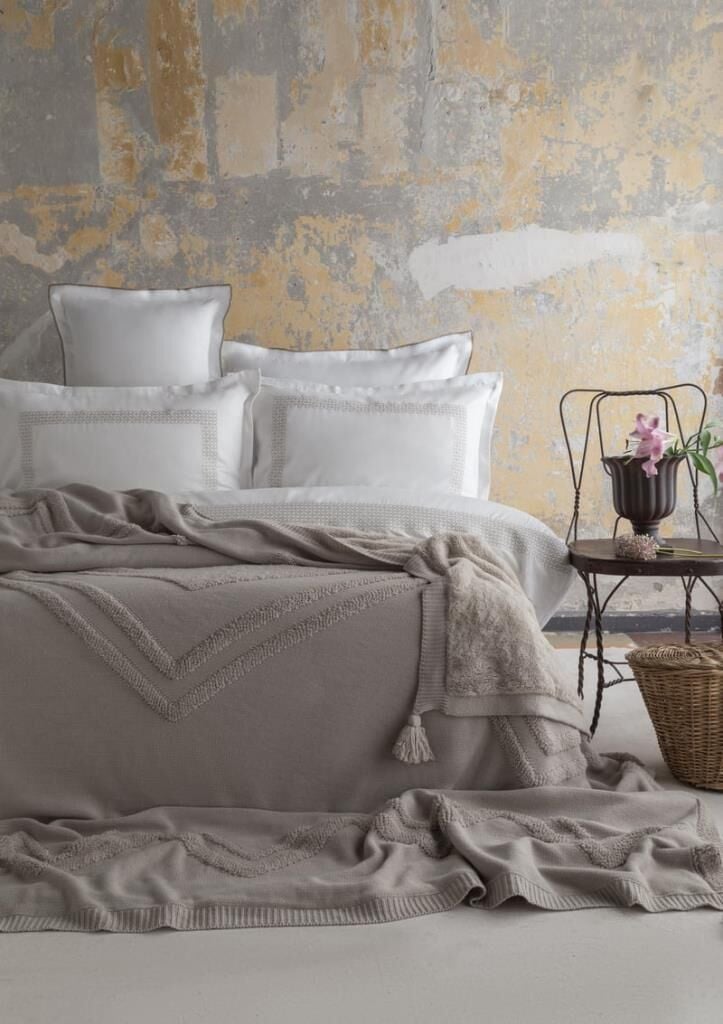 MONEDA TAŞ ÇİFT KİŞİLİK YATAK ÖRTÜSÜ SET