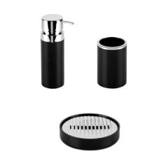 LENOX 3'LÜ BANYO SETİ SİYAH