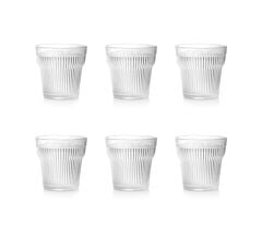 BAROK ŞEFFAF 6'LI KISA BARDAK