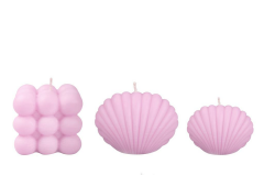 LİLA BUBBLE-İSTİRİDYE SOYAWAX MUM 3'LÜ SET