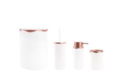 BEYAZ ROSE 4 PARÇA BANYO SETİ