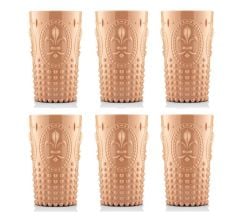 PEARL BAL AKRİLİK(PVC) 6'LI UZUN BARDAK