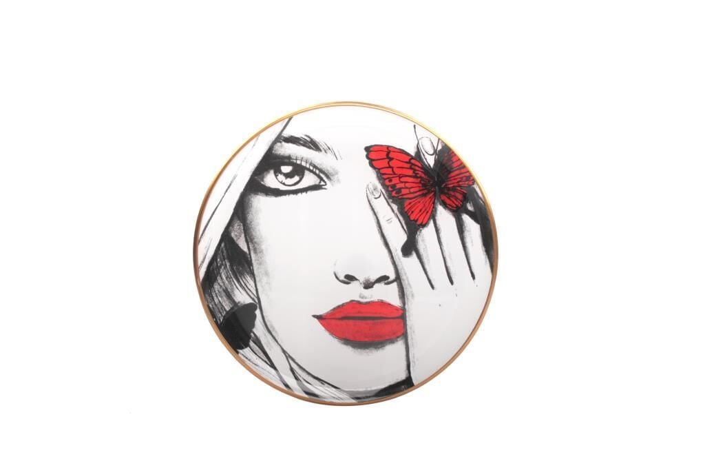 RED LADY TEKLİ PASTA TABAK 20CM