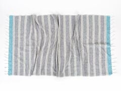 VIOLET KARA TEZGAH PEŞTEMAL GRİ 90x170CM