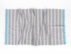 VIOLET KARA TEZGAH PEŞTEMAL GRİ 90x170CM