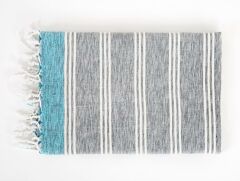 VIOLET KARA TEZGAH PEŞTEMAL GRİ 90x170CM
