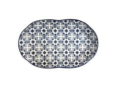 İZNİK SERİSİ OVAL KAYIK TABAK 25 CM