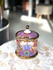 WHISPER KULPLU KAVANOZ DESEN1 13X16,5CM