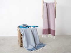 MIA KARA TEZGAH PEŞTEMAL SİYAH 90x170CM