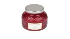 KIRMIZI NAR KOKULU KAVANOZ MUM 12,5X10CM