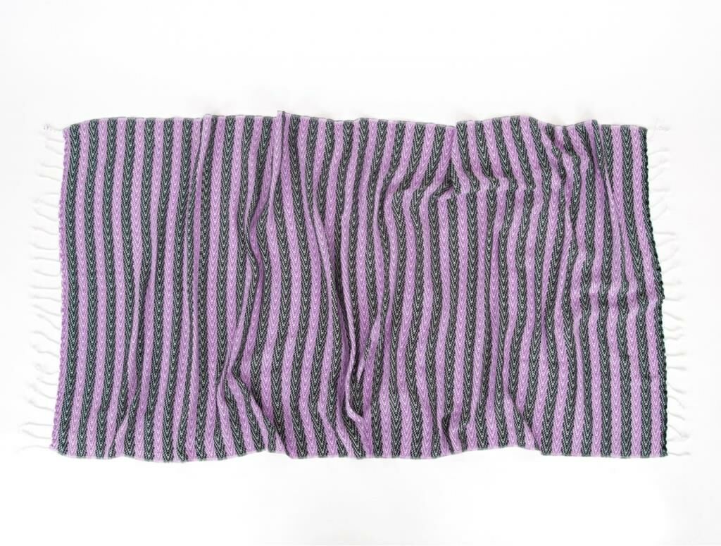 LINY KARA TEZGAH PEŞTEMAL MOR 90x170CM
