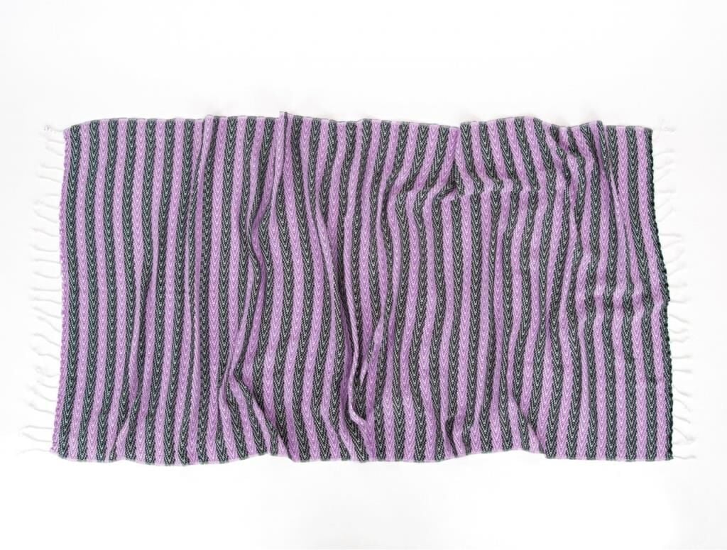 LINY KARA TEZGAH PEŞTEMAL MOR 90x170CM
