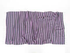 LINY KARA TEZGAH PEŞTEMAL MOR 90x170CM