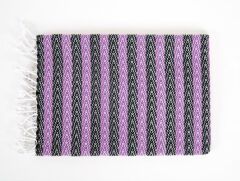LINY KARA TEZGAH PEŞTEMAL MOR 90x170CM
