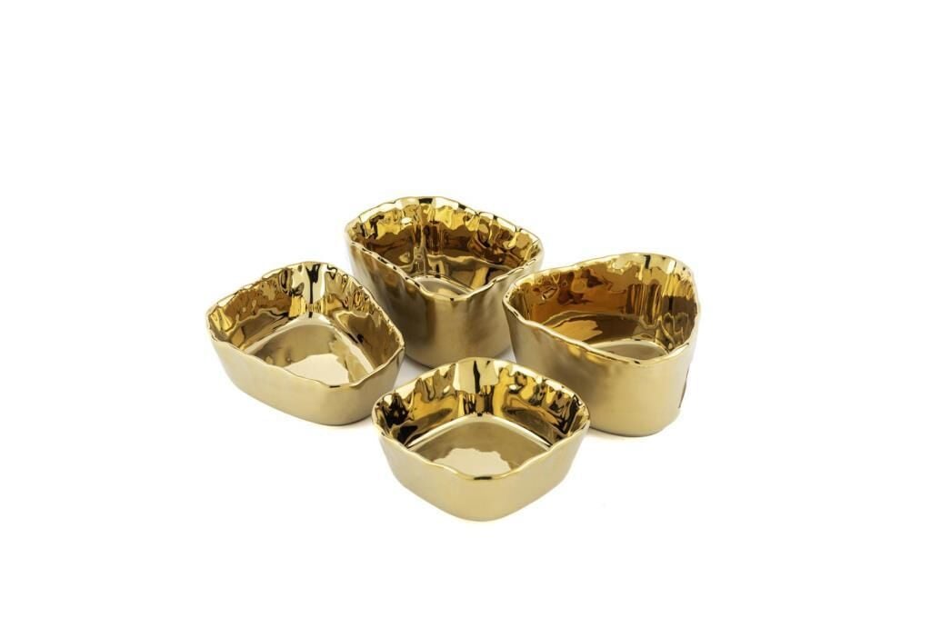GOLD 4'LÜ ÇEREZLİK 10-8X6-4CM
