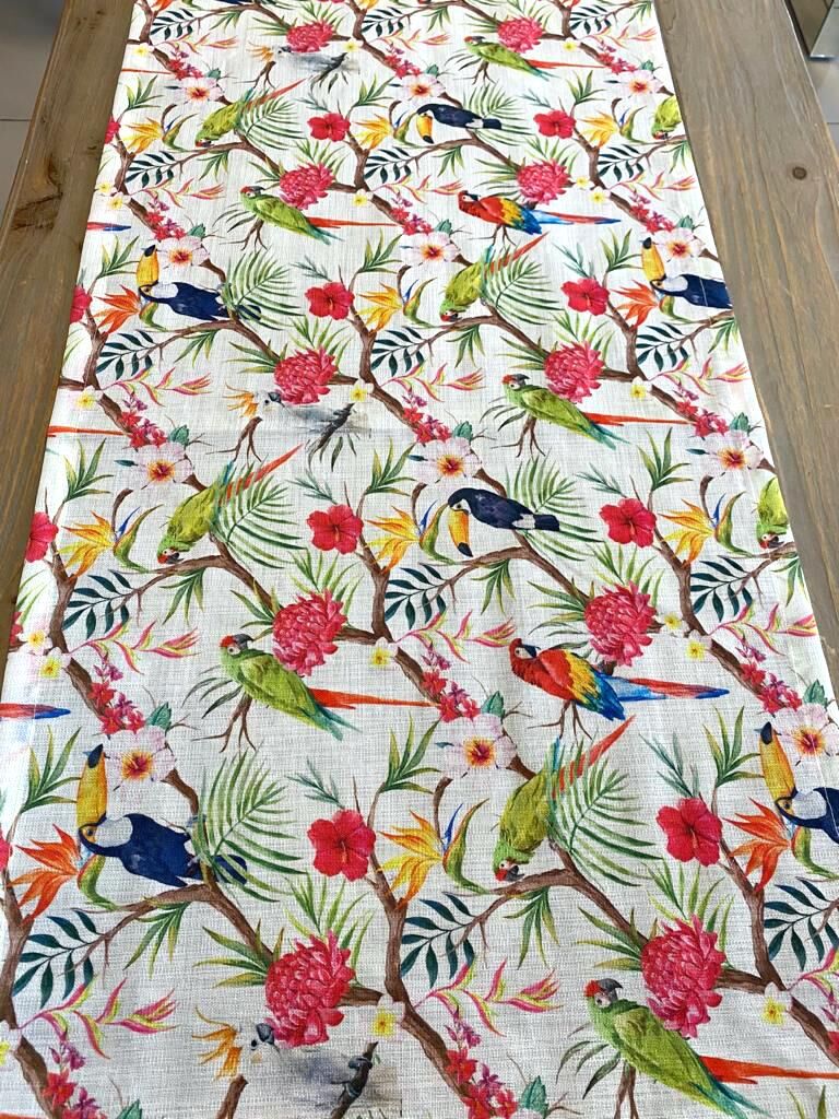 RENKLİ TROPİK DESEN RUNNER 50X150CM