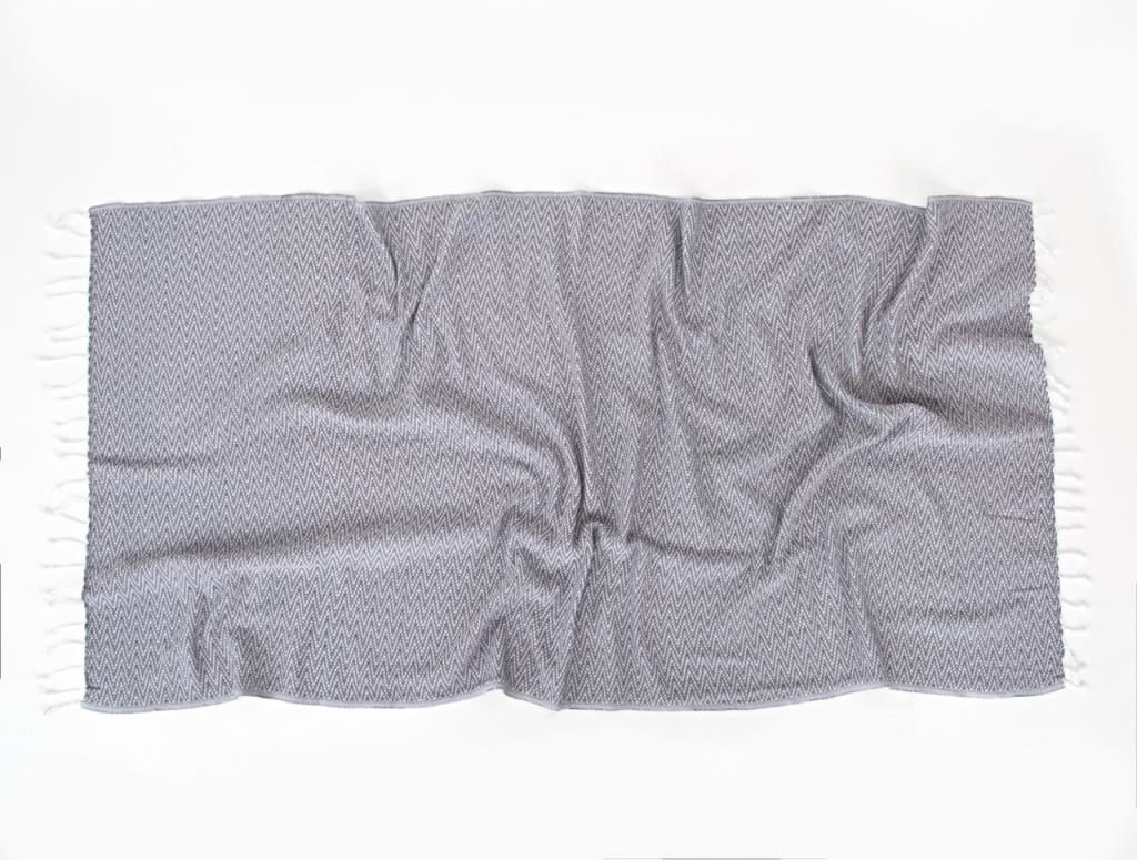 ILGIN KARA TEZGAH PEŞTEMAL GRİ 90x170CM