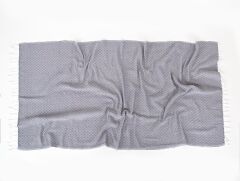 ILGIN KARA TEZGAH PEŞTEMAL GRİ 90x170CM