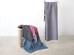 ILGIN KARA TEZGAH PEŞTEMAL GRİ 90x170CM