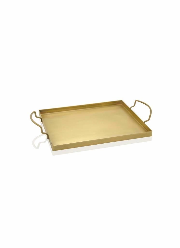 ALTIN METAL TEPSİ 30X19CM