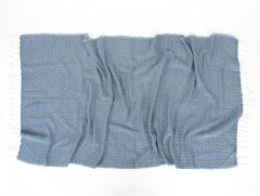 ILGIN KARA TEZGAH PEŞTEMAL MAVİ 90x170CM