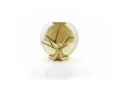 SAFRAN ALTIN TOMBUL VAZO 25cm