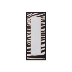 SİYAH ALTIN ZEBRA DESEN AYNA 45X125CM