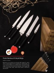 FISSLER BAMBUS 6 PARÇA BIÇAK SETİ
