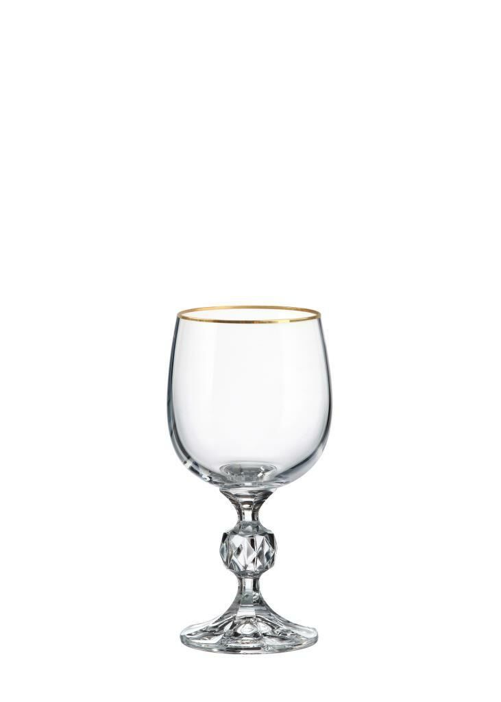 CLAUDIA ALTIN YALDIZLI TEKLİ KADEH 190ML