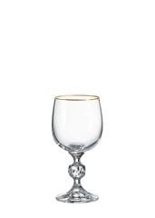 CLAUDIA ALTIN YALDIZLI TEKLİ KADEH 190ML