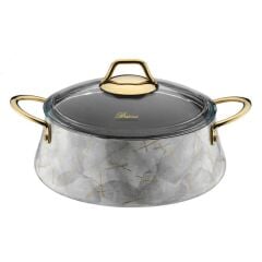 BEYAZ MERMER 8 PARÇA TENCERE SETİ